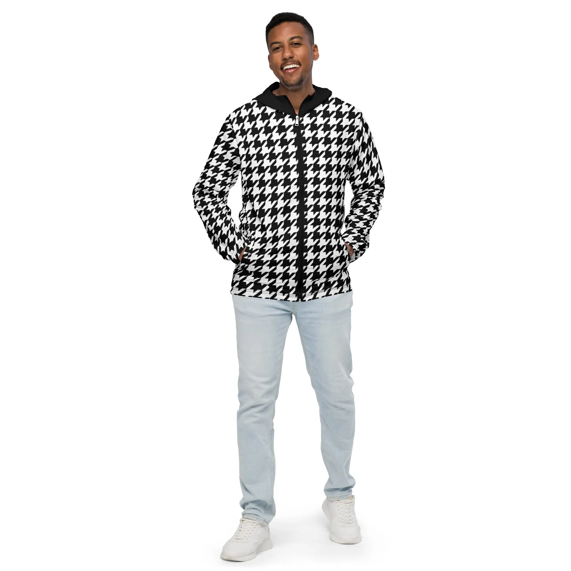 Men’s windbreaker Houndstooth