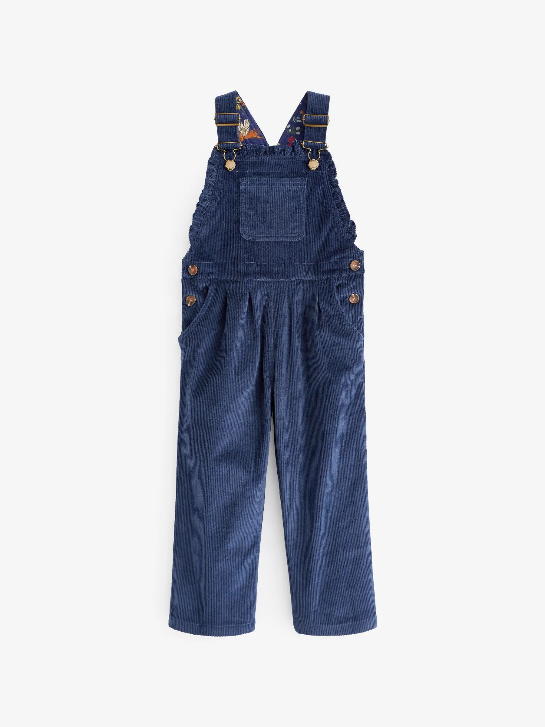 Navy Blue Cord Dungarees