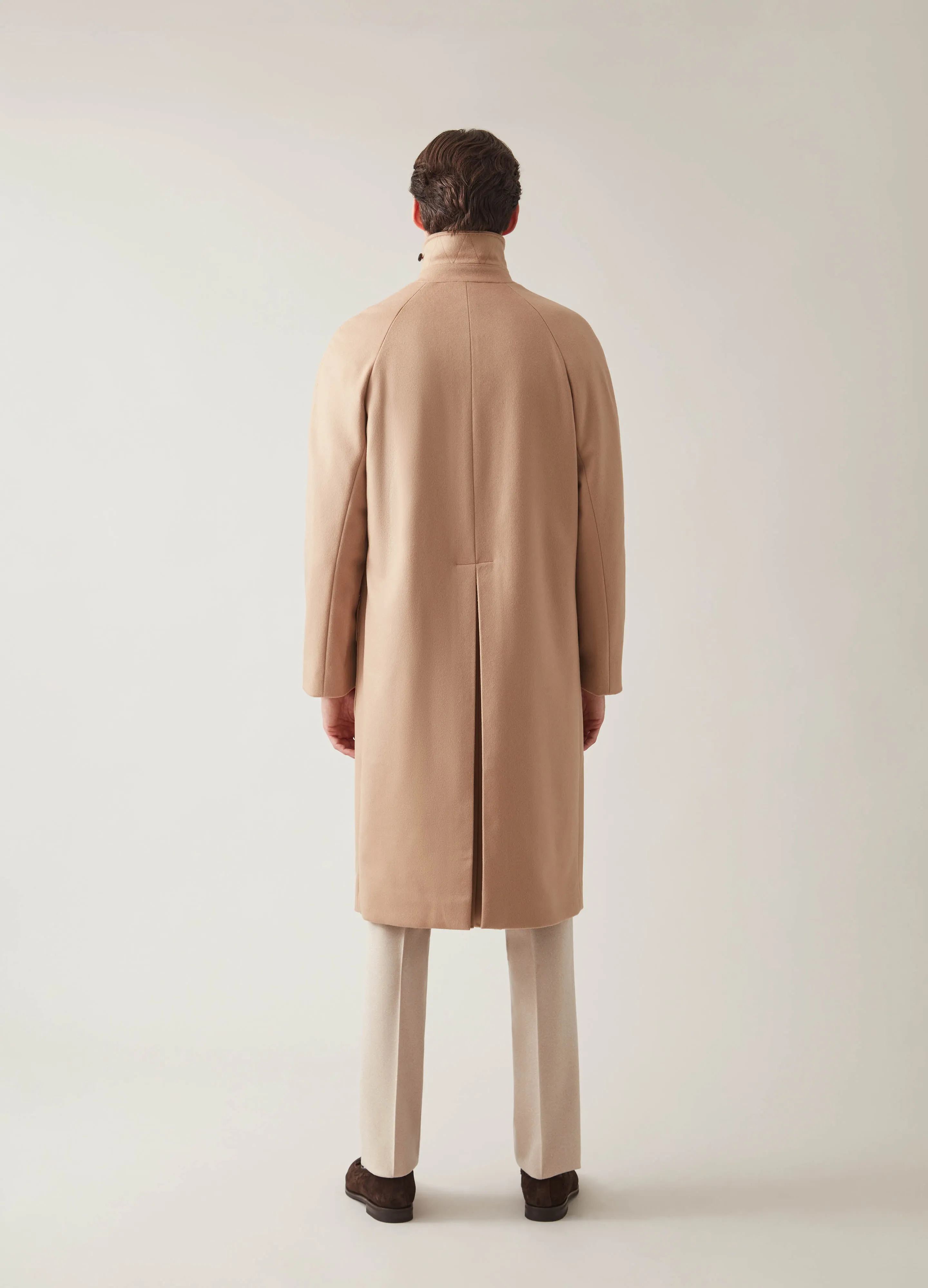 Nelson Raglan Coat - Camel