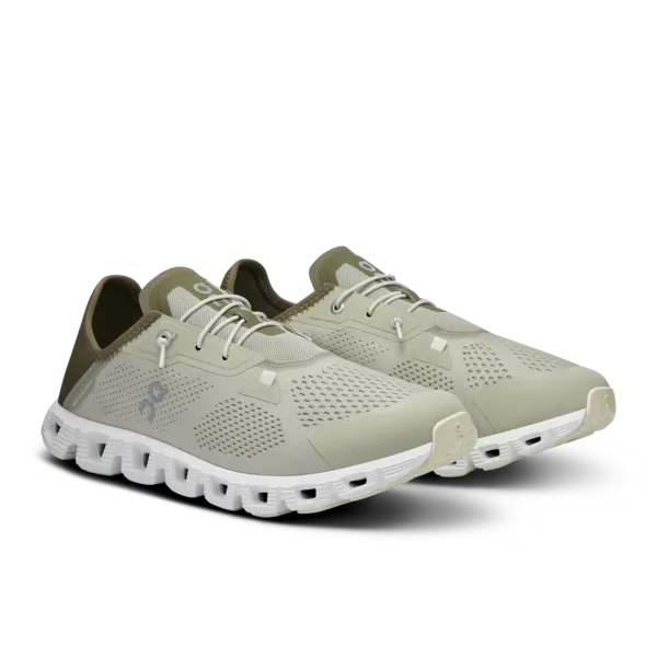 On Men’s Cloud 5 Coast Chalk Olive