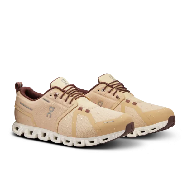 On Men’s Cloud 5 Waterproof Savannah Ivory