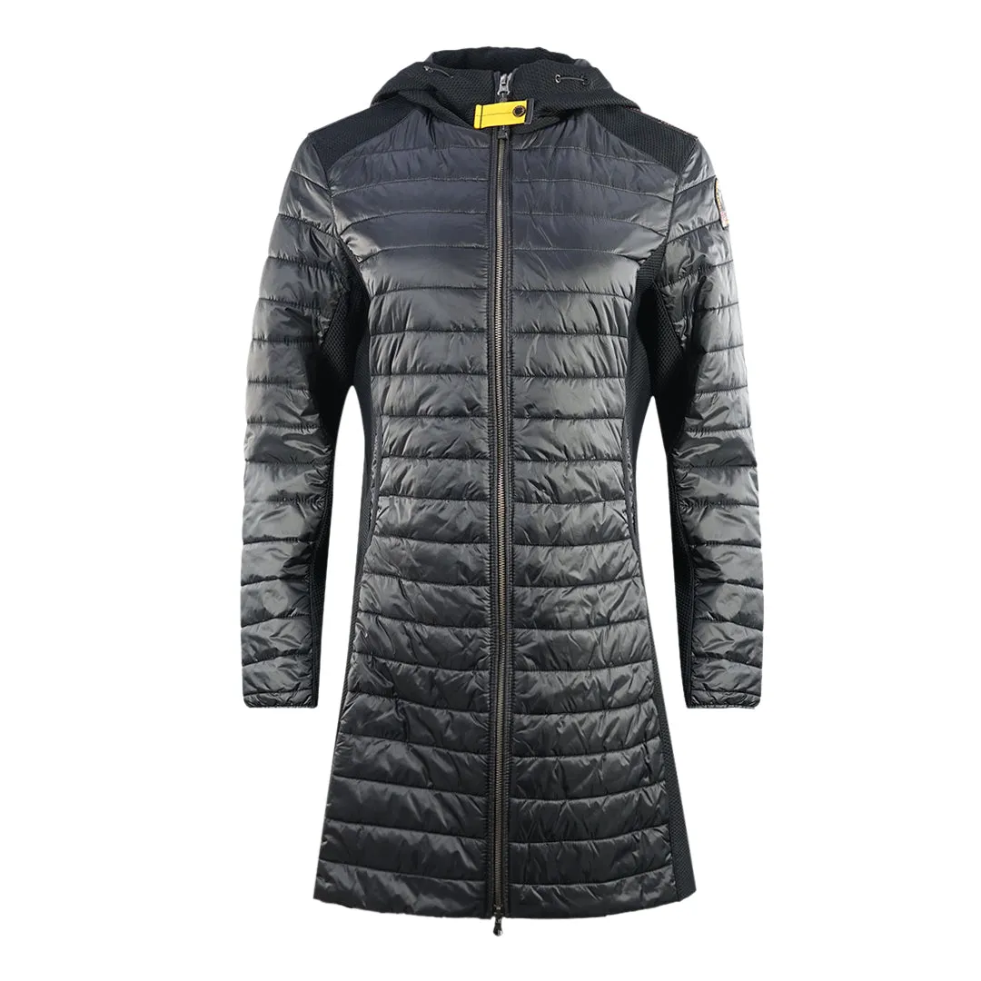 Parajumpers Yasmine Black Hooded Padded Jacket