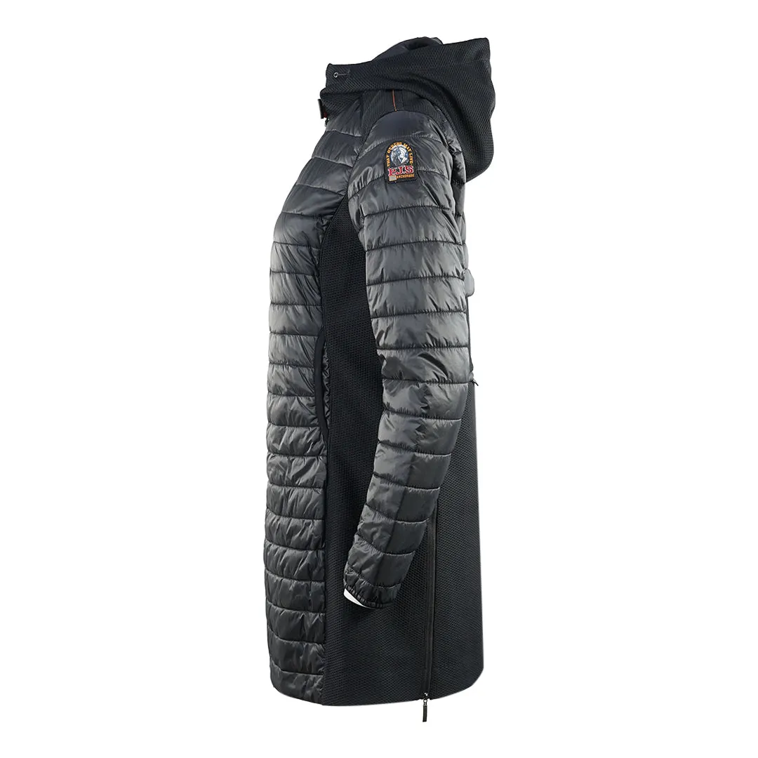 Parajumpers Yasmine Black Hooded Padded Jacket