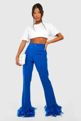 Petite Feather Hem Flares