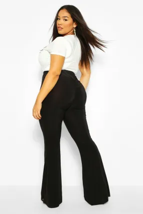 Plus Ruched Bum flares