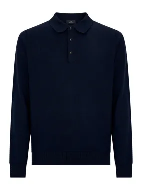 Polo in filato Winter Cotton - Bleu