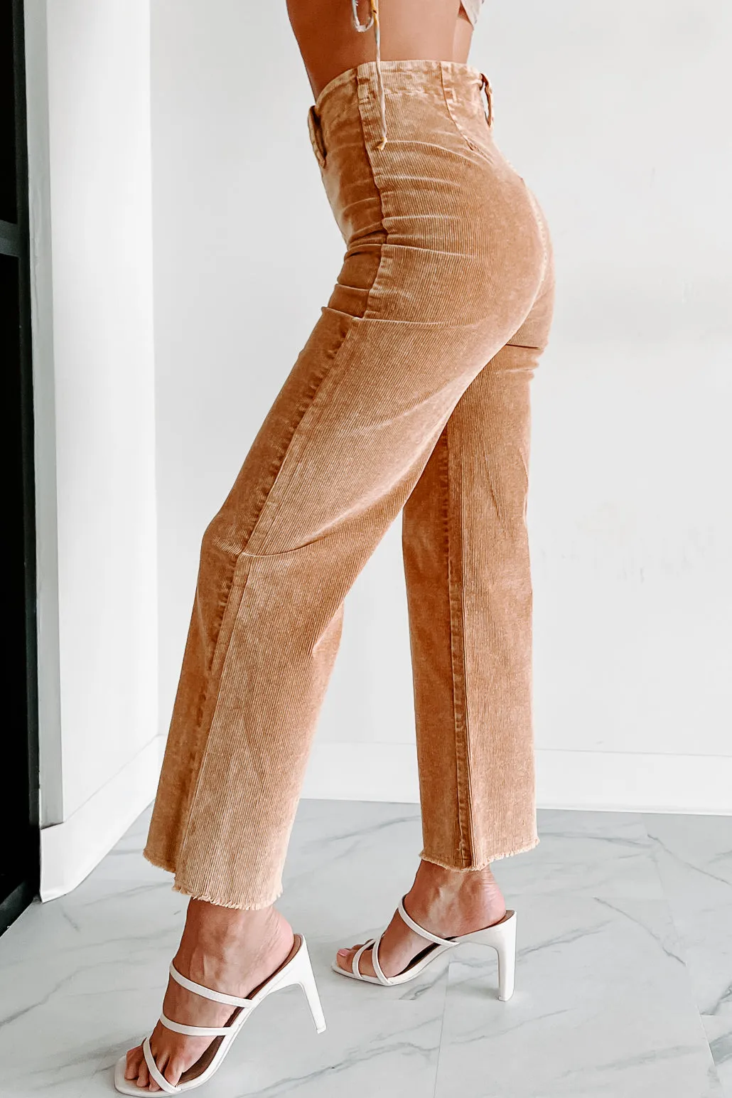 Portland Summers Mineral Washed Corduroy Pants (Camel)