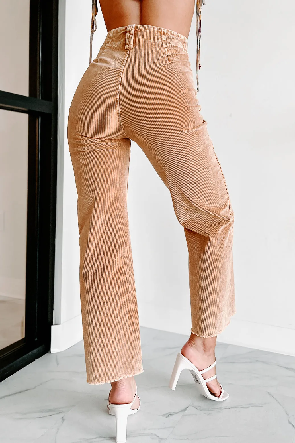 Portland Summers Mineral Washed Corduroy Pants (Camel)