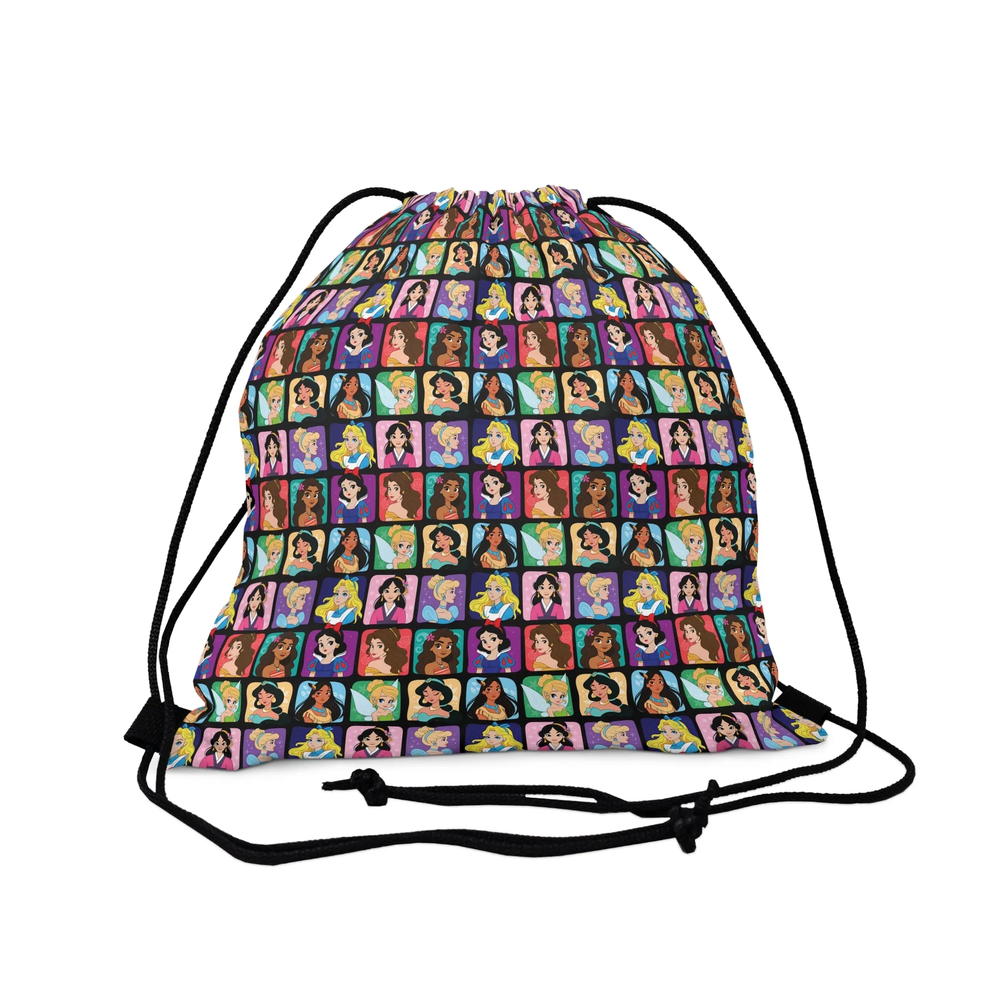 Princess Portraits Drawstring Bag