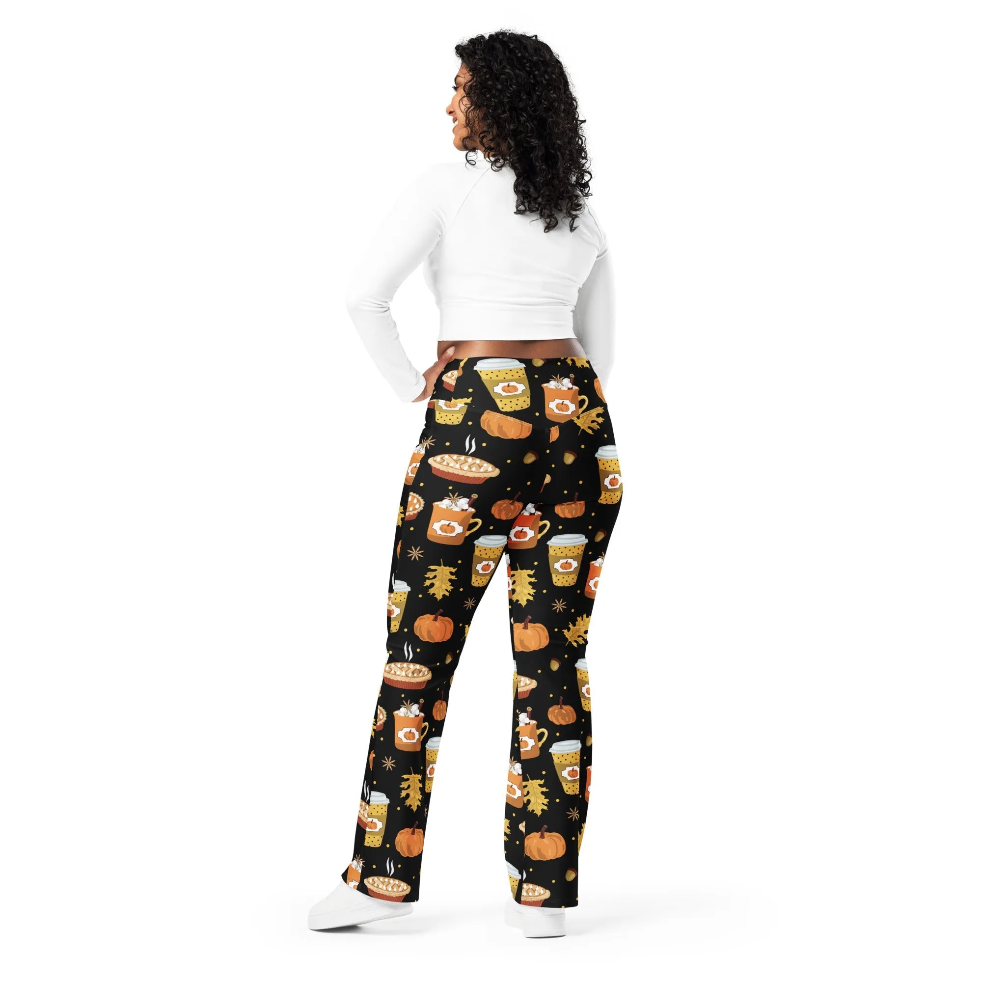 Pumpkin Season Flare Leggings