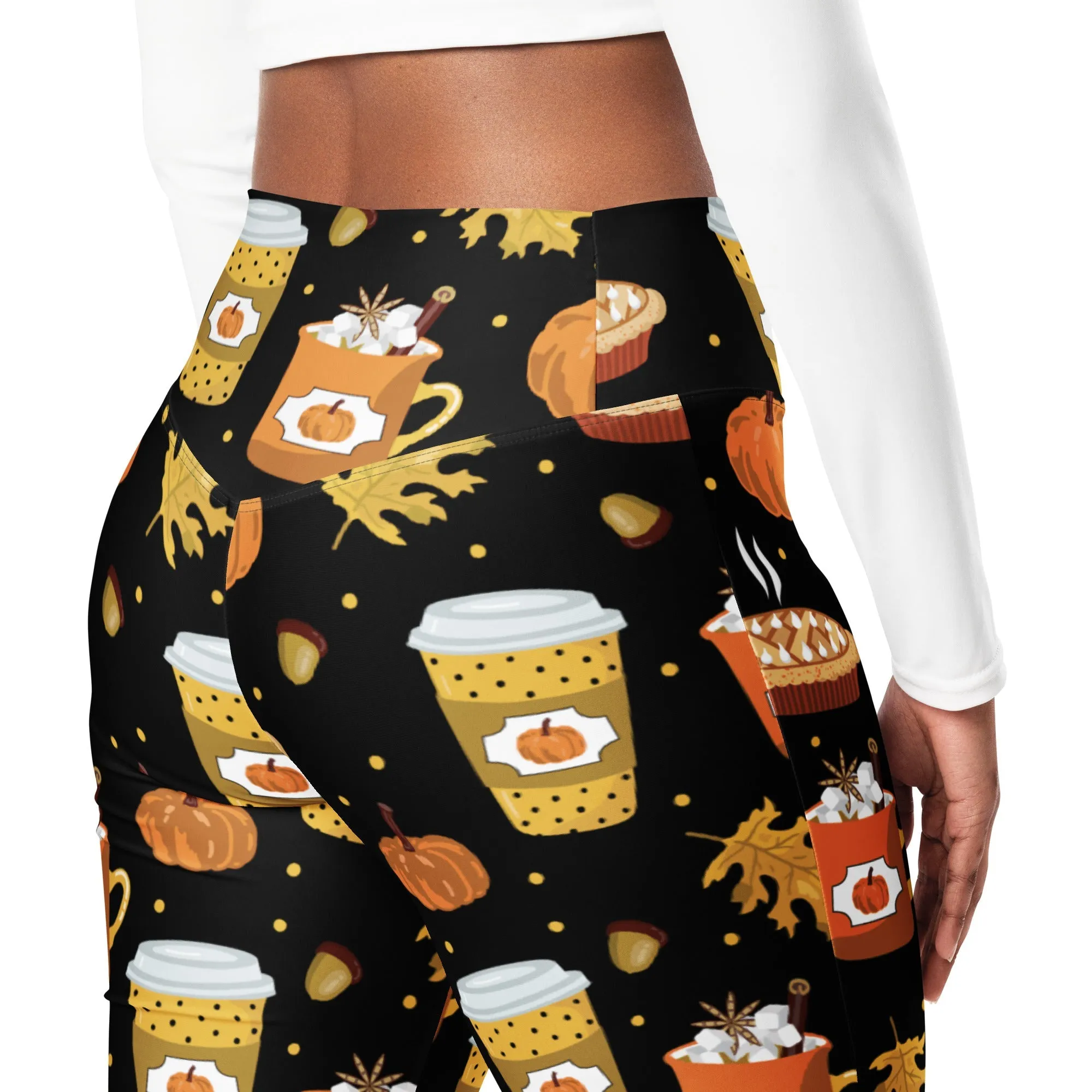 Pumpkin Season Flare Leggings