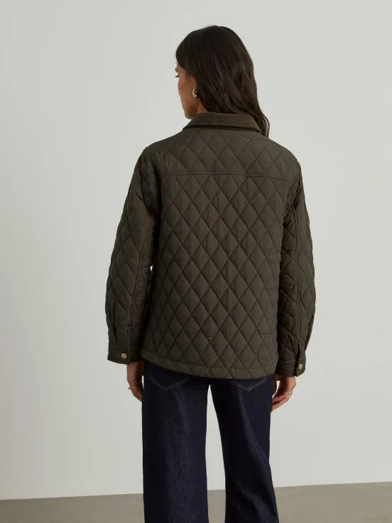 Quilted corduroy jacket in corduroy