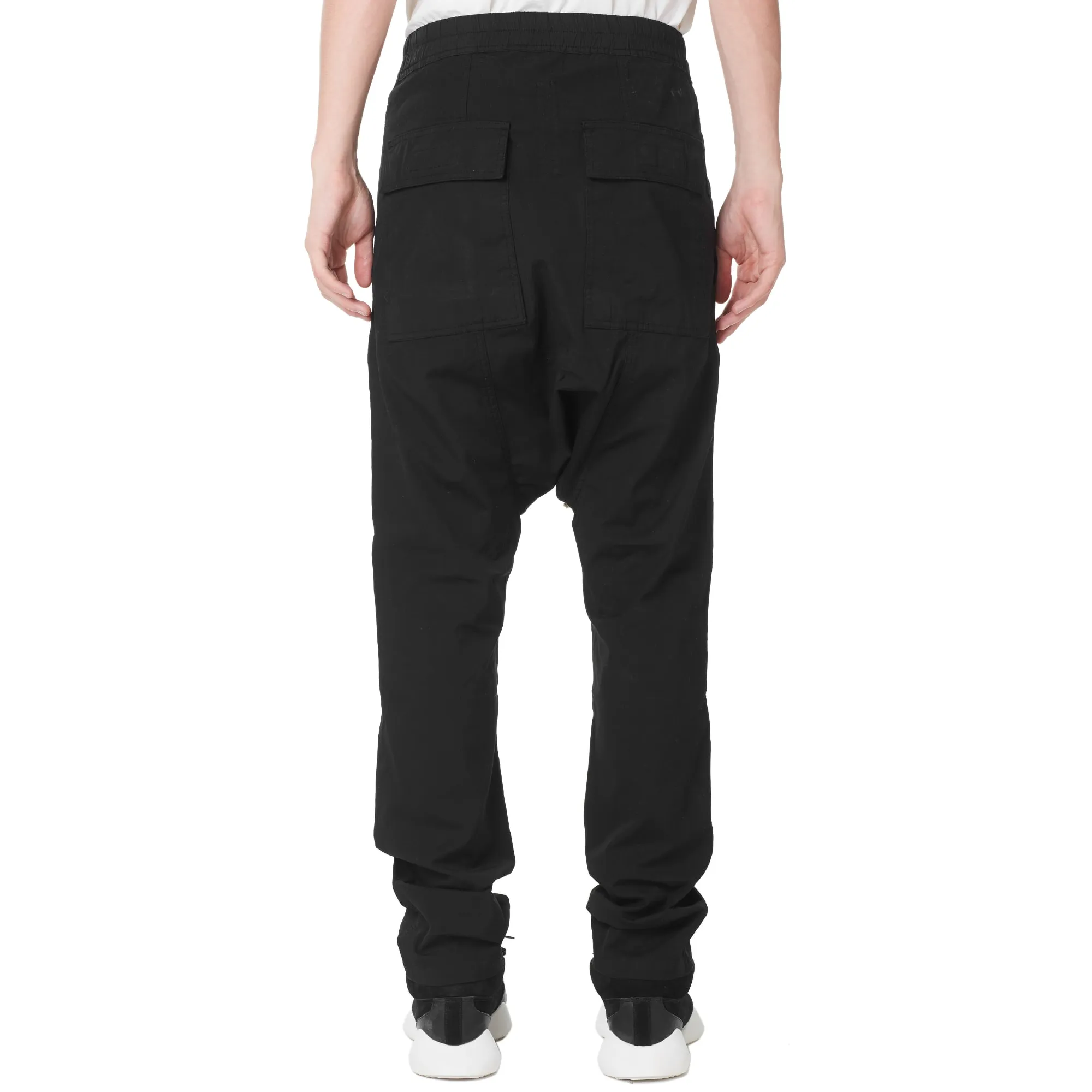 Rick Owens DRKSHDW Drawstring Long PantBlack Twill