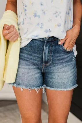 Risen Denim Shorts- Briella Wash