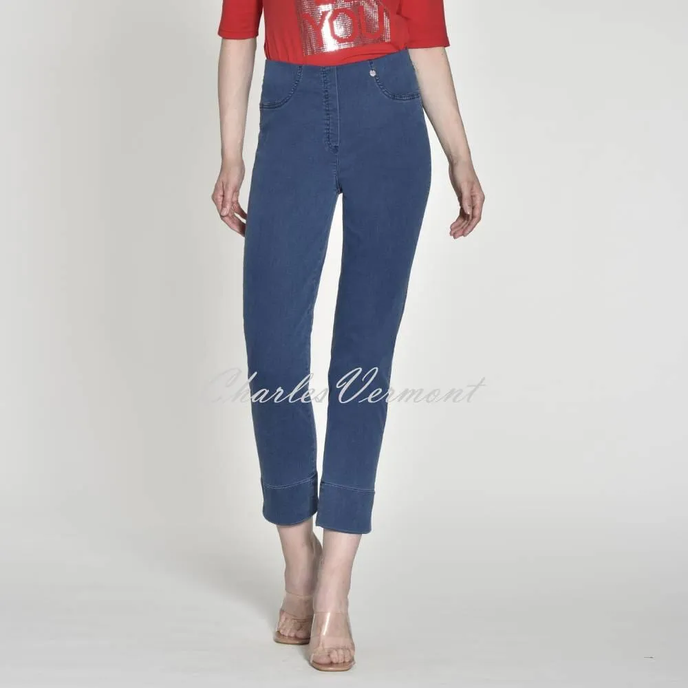 Robell Bella 09 - 7/8 Cropped Jean 51628-5448-64 (Denim Blue)