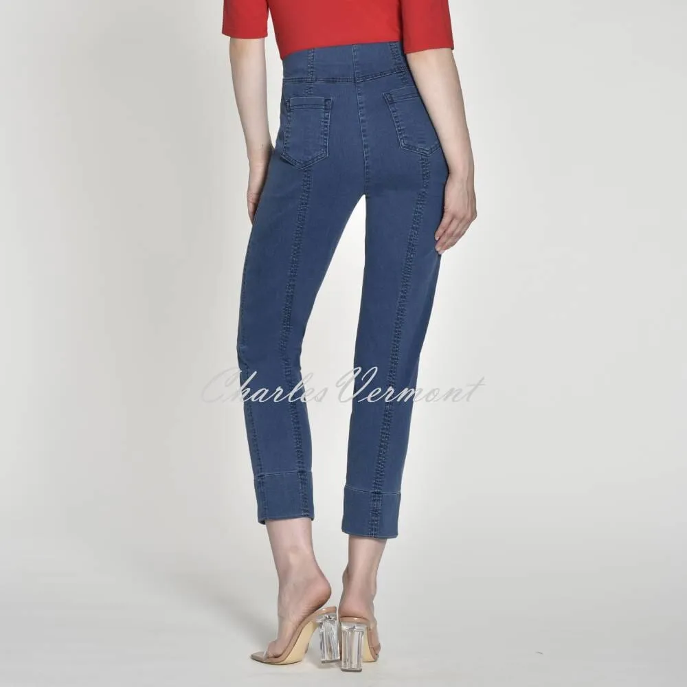 Robell Bella 09 - 7/8 Cropped Jean 51628-5448-64 (Denim Blue)