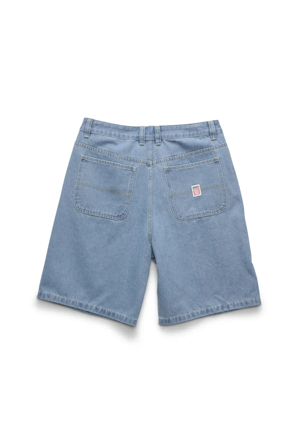 S-Double Denim Standard Short - Mid Blue