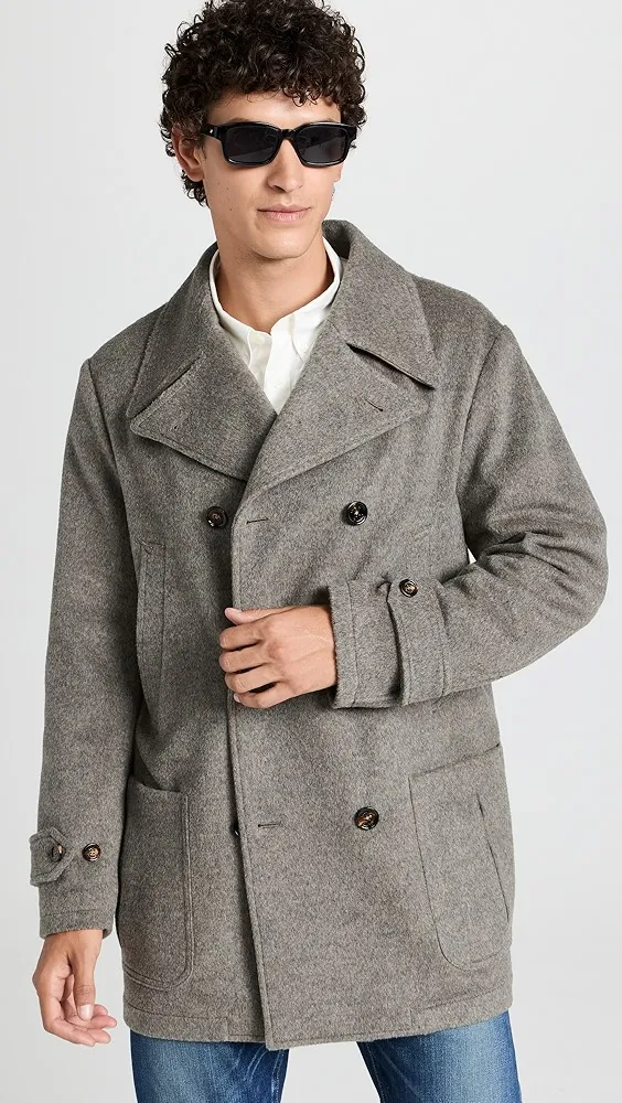 Sannino   Wool Peacoat 