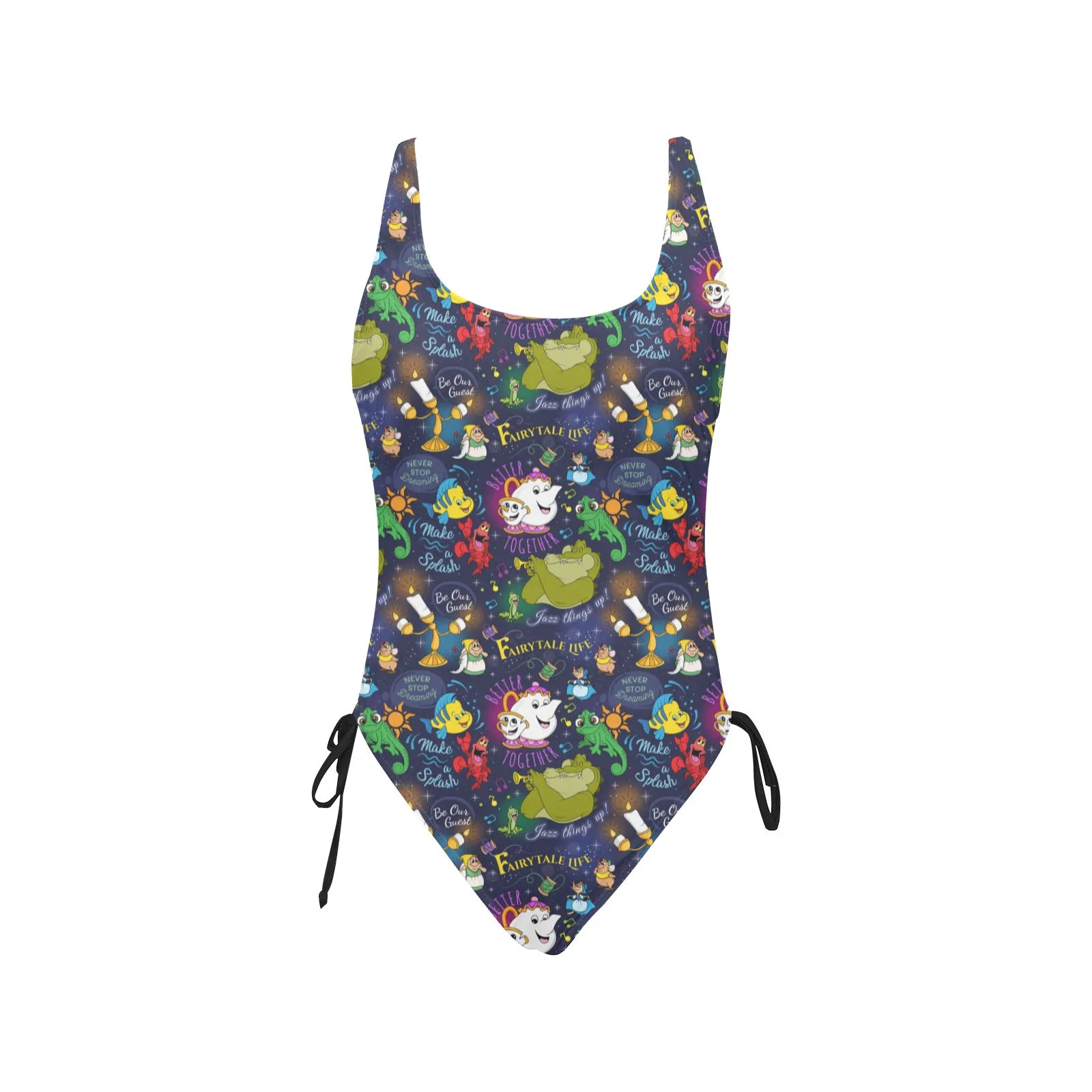 Sidekicks Drawstring Side Women's One-Piece Swimsuit