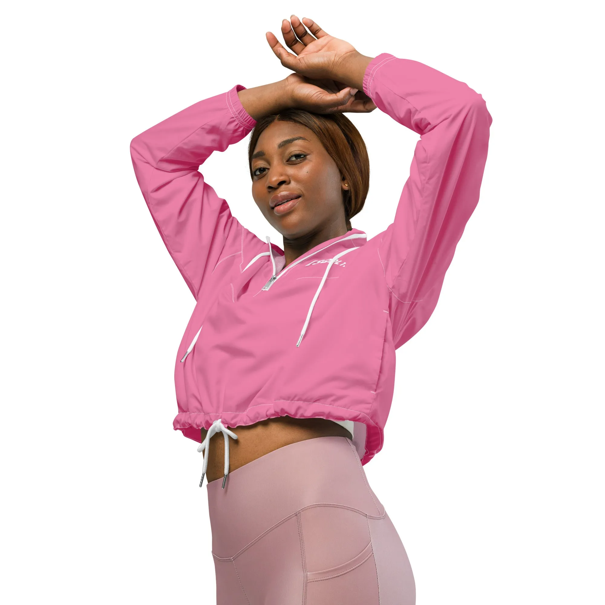 Sqdltd SP23 Women’s cropped windbreaker PK