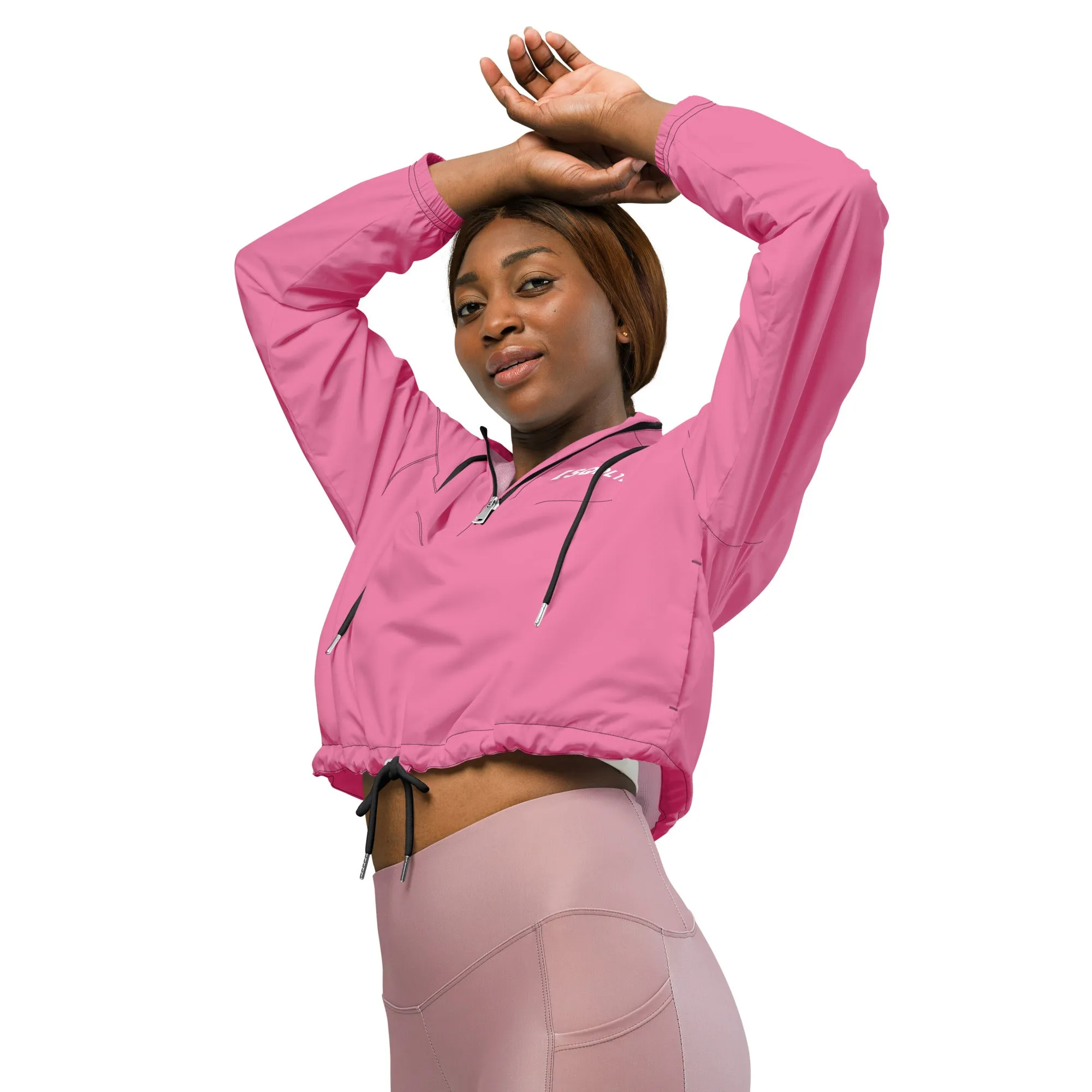 Sqdltd SP23 Women’s cropped windbreaker PK