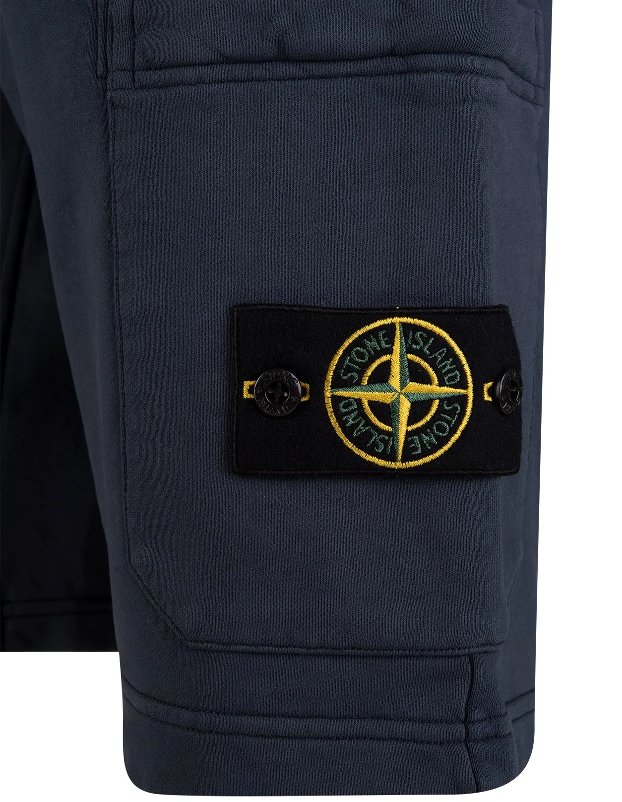 Stone Island Logo Patch Drawstring Track Shorts