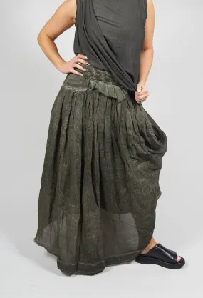 Sunrise Skirt in Military Green