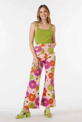 Susan Floral Flare Jean