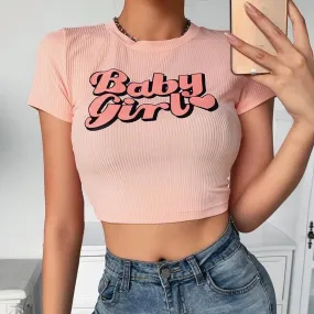 Sweet Baby Girl Crop Top