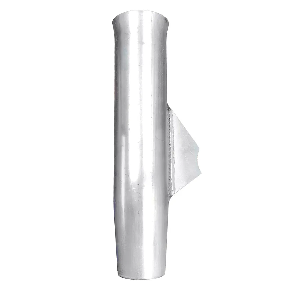 Tigress Weld On Aluminum Flared Rod Holder w/Blade Mill Finished 10 [66244]