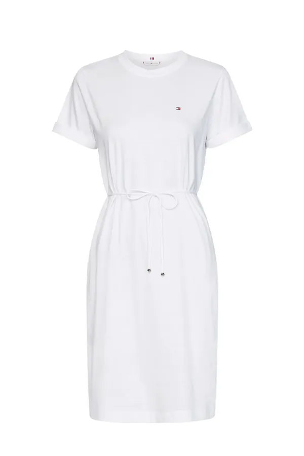 Tommy Hilfiger Women Cotton Dress Drawstring White