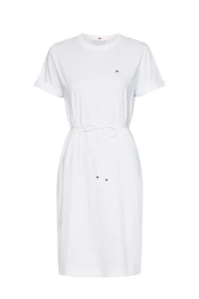 Tommy Hilfiger Women Cotton Dress Drawstring White