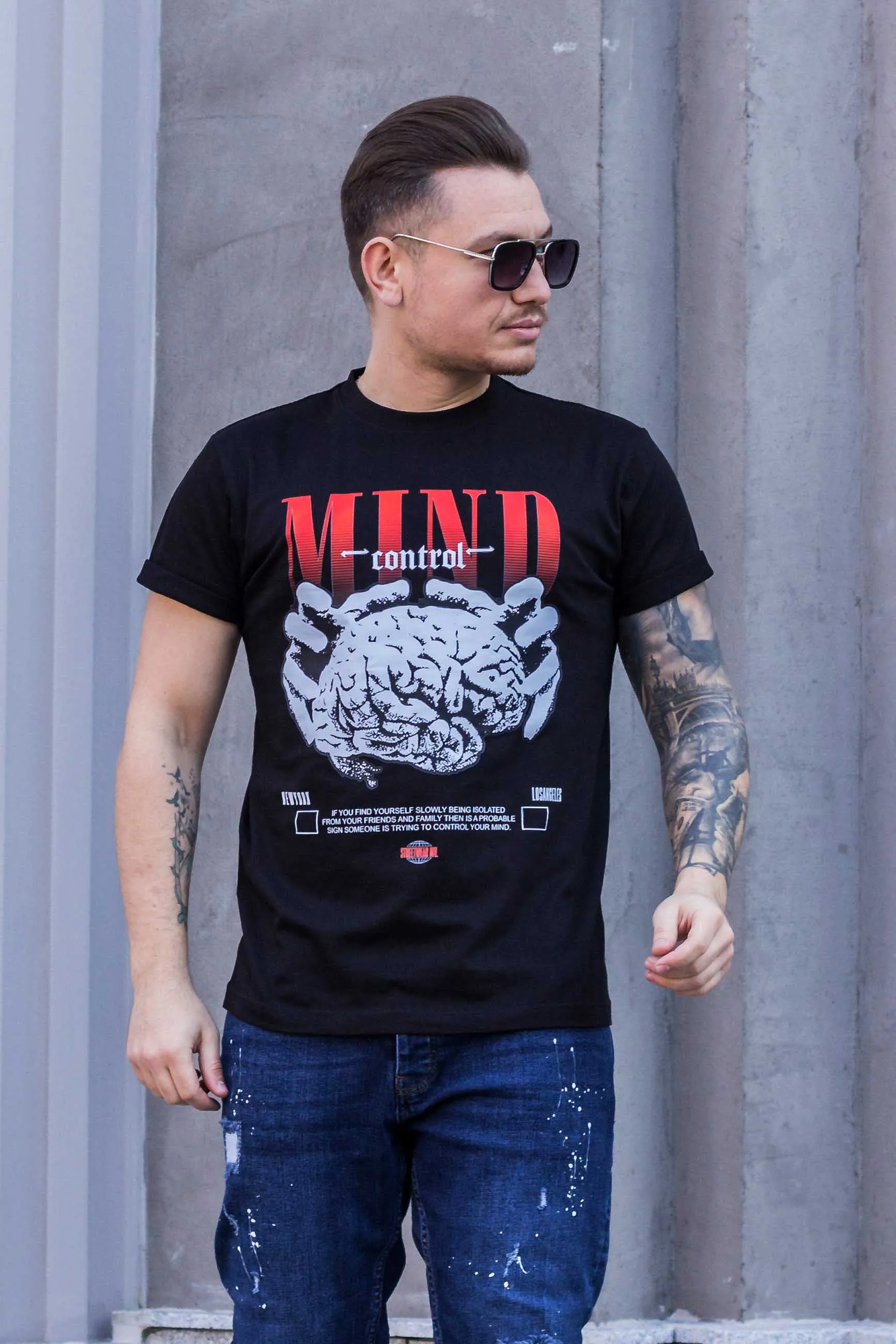 Tricou MIND CONTROL Black