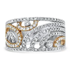 Two Tone Diamond Ring