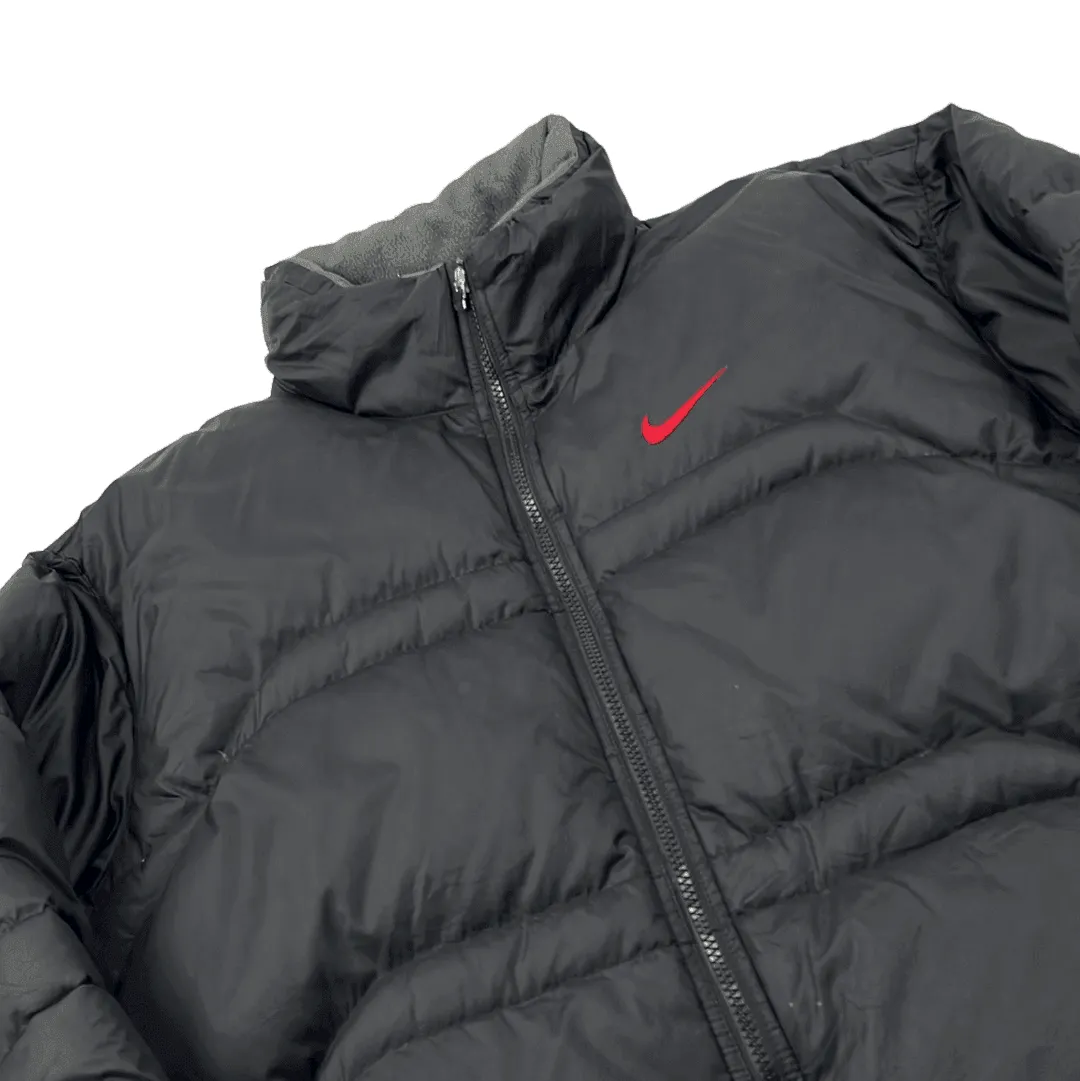 Vintage Black Nike Puffer Coat/ Jacket - Extra Large