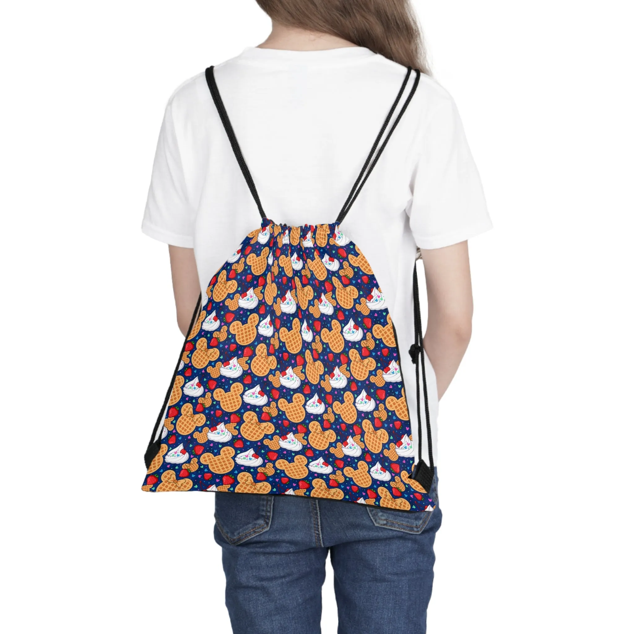 Waffles Drawstring Bag