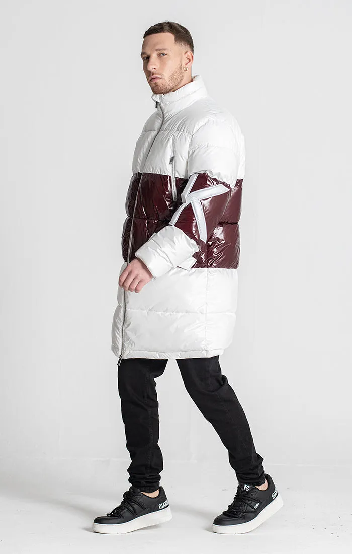 White Captain Puffer Coat