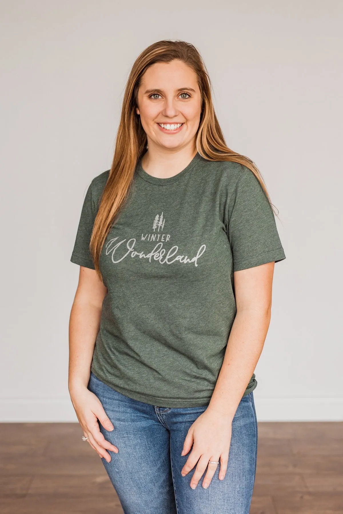 Winter Wonderland Graphic Tee- Wintergreen