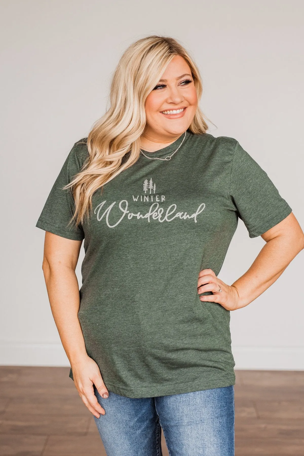 Winter Wonderland Graphic Tee- Wintergreen