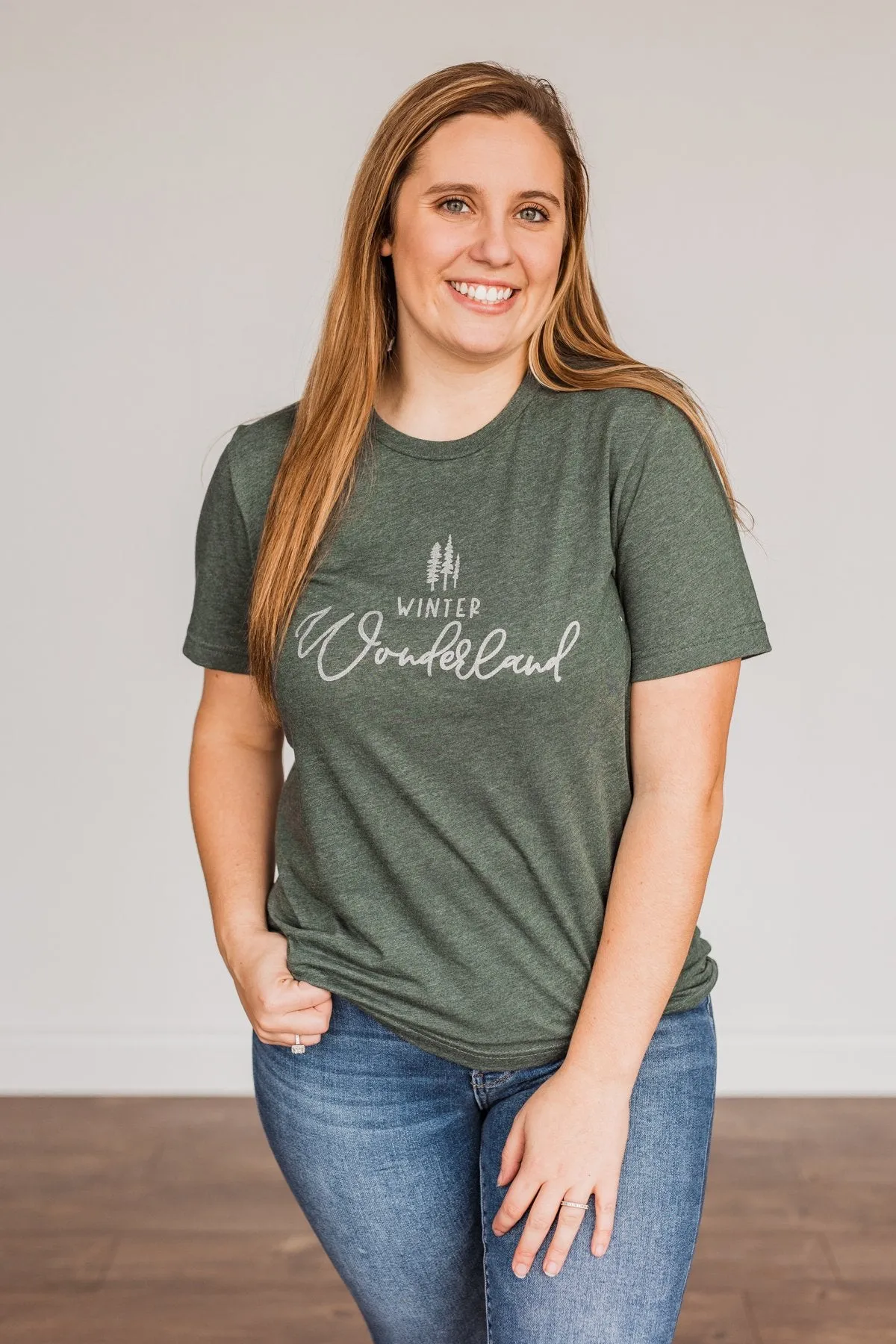 Winter Wonderland Graphic Tee- Wintergreen