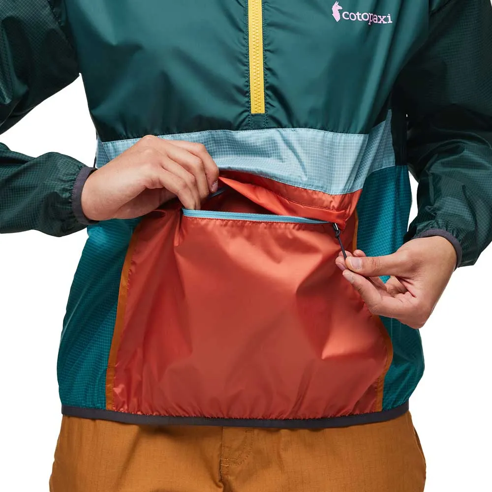 Women's Teca Half-Zip Windbreaker - Super Food