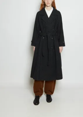 Wool Roving Raglan Coat