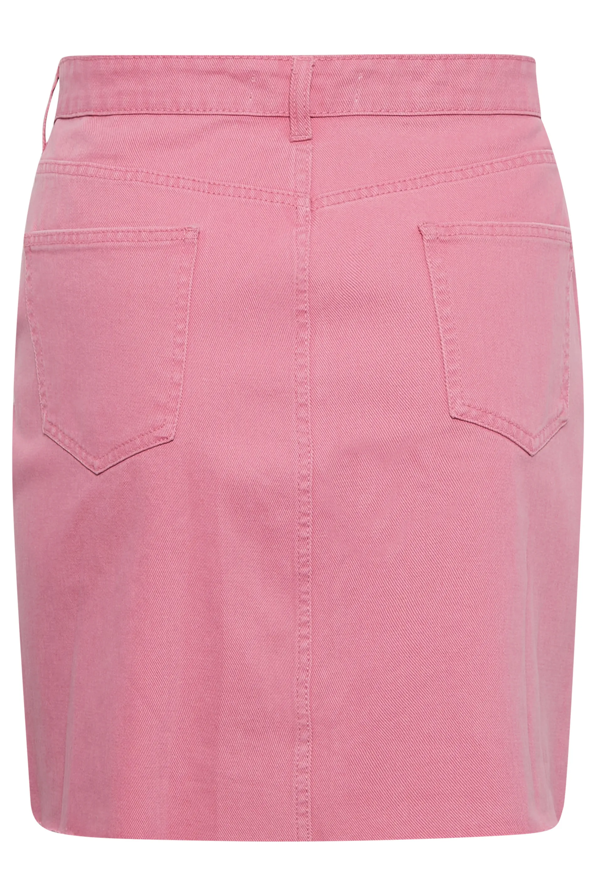 YOURS Curve Pink Denim Skirt