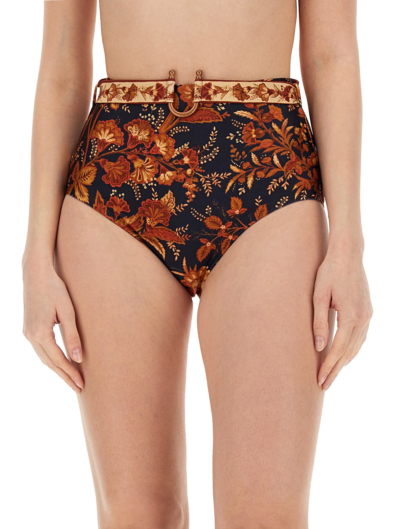 ZIMMERMANN    JUNIE HIGH WAIST BIKINI BOTTOM